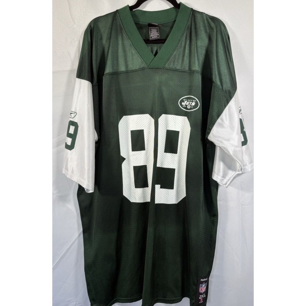 Reebok mesh Jersey New York Jets Size 2XL #89 Cotchery NFL‎ Apparel